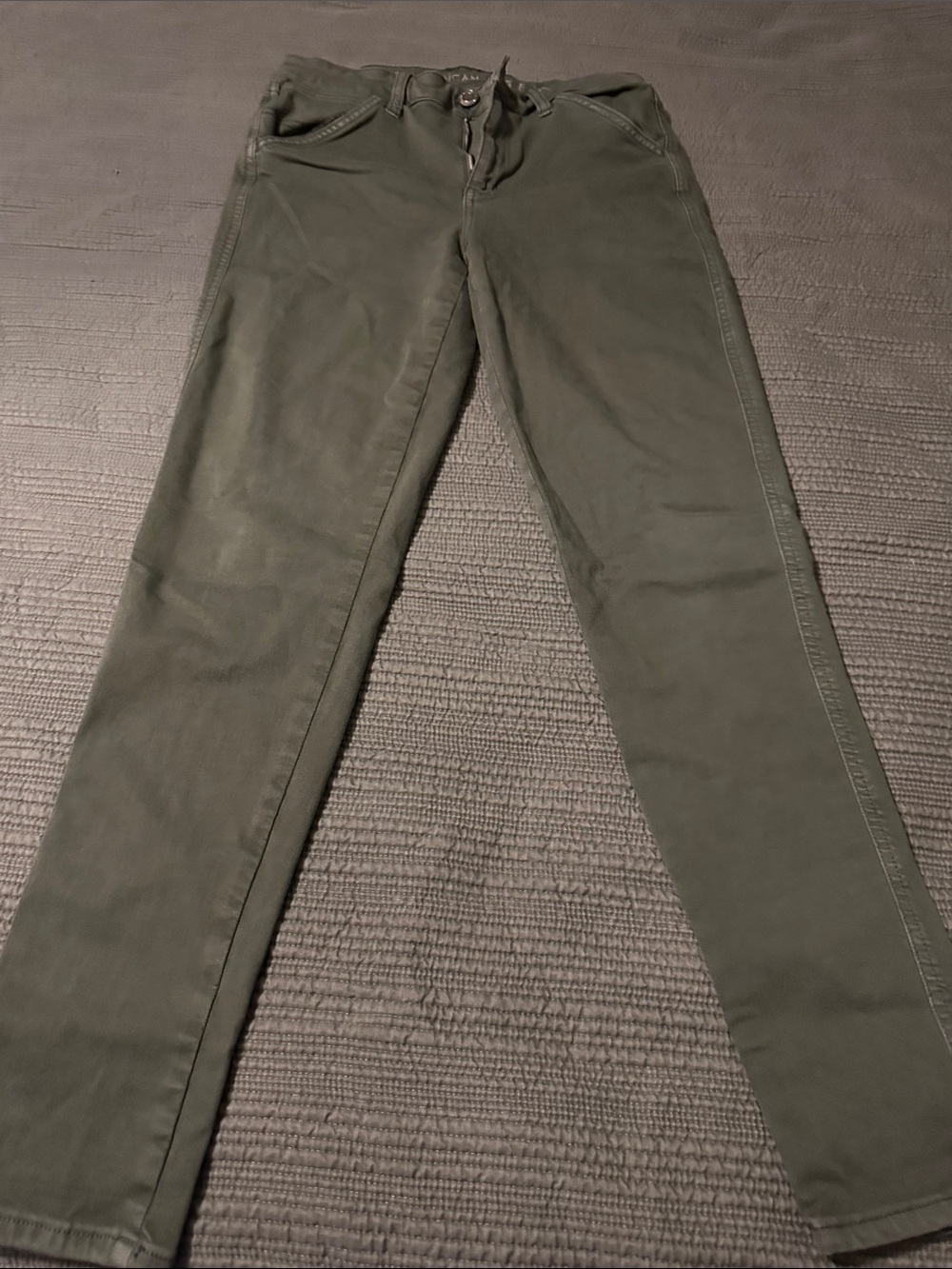 American Eagle Outfitters Dark Olive Green Jeggings